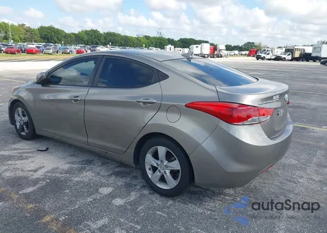 2013 Hyundai Elantra Gls from USA, damaged, VIN 5NPDH4AE9DH314895